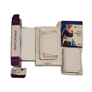 new 3 pack abdominal belt 9" 6"  compression binder lower back pain support wrap